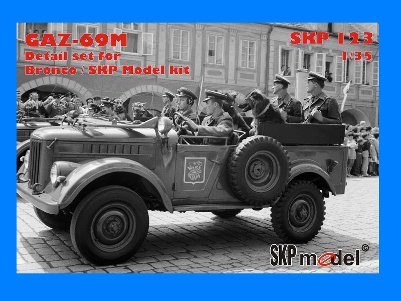 SKP123 Detail set for GAZ-69M 1/35